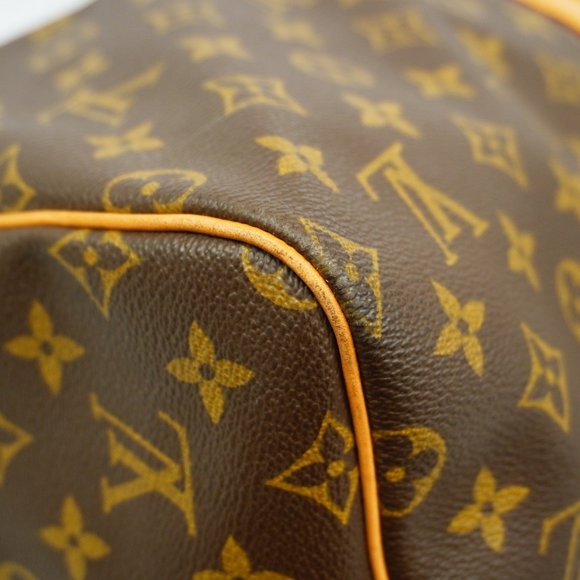 Louis Vuitton Boston Bag Monogram Keepall Bandouliere 55 M41414 Brown Men's W... - Picture 9 of 16